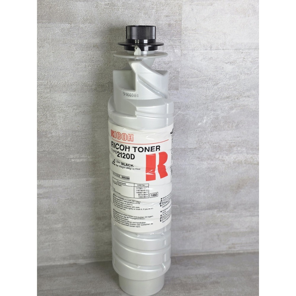 Genuine Ricoh 885288 Type 2110D BLACK Toner Aficio 12.7oz No Box
